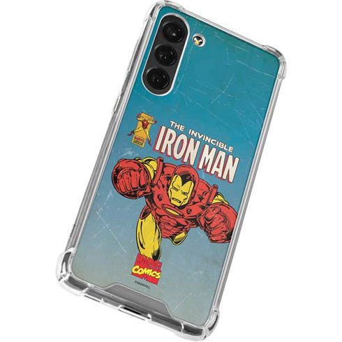 Marvel Classic Comics The Invincible Iron Man Galaxy S24 FE Clear Case